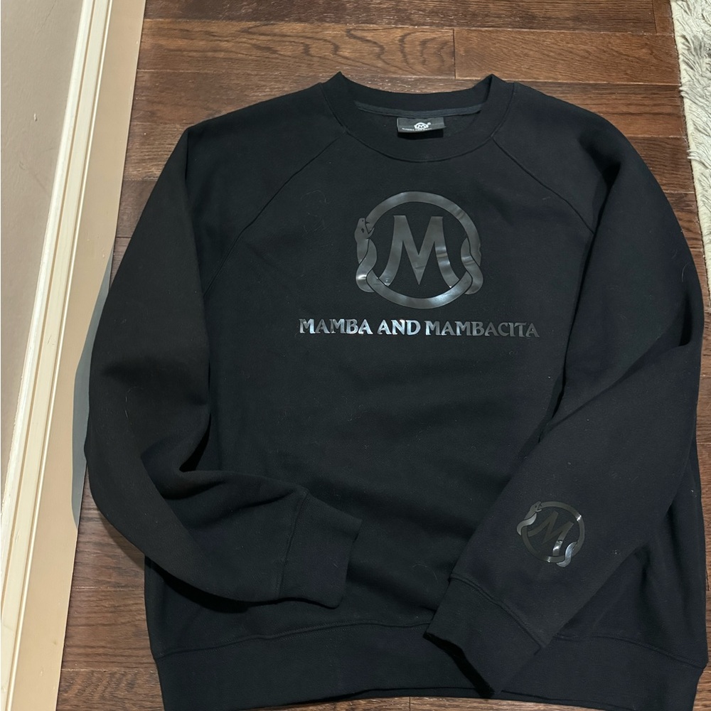 Mamba & Mambacita Kobe Black on Black Crew Sweatshirt
